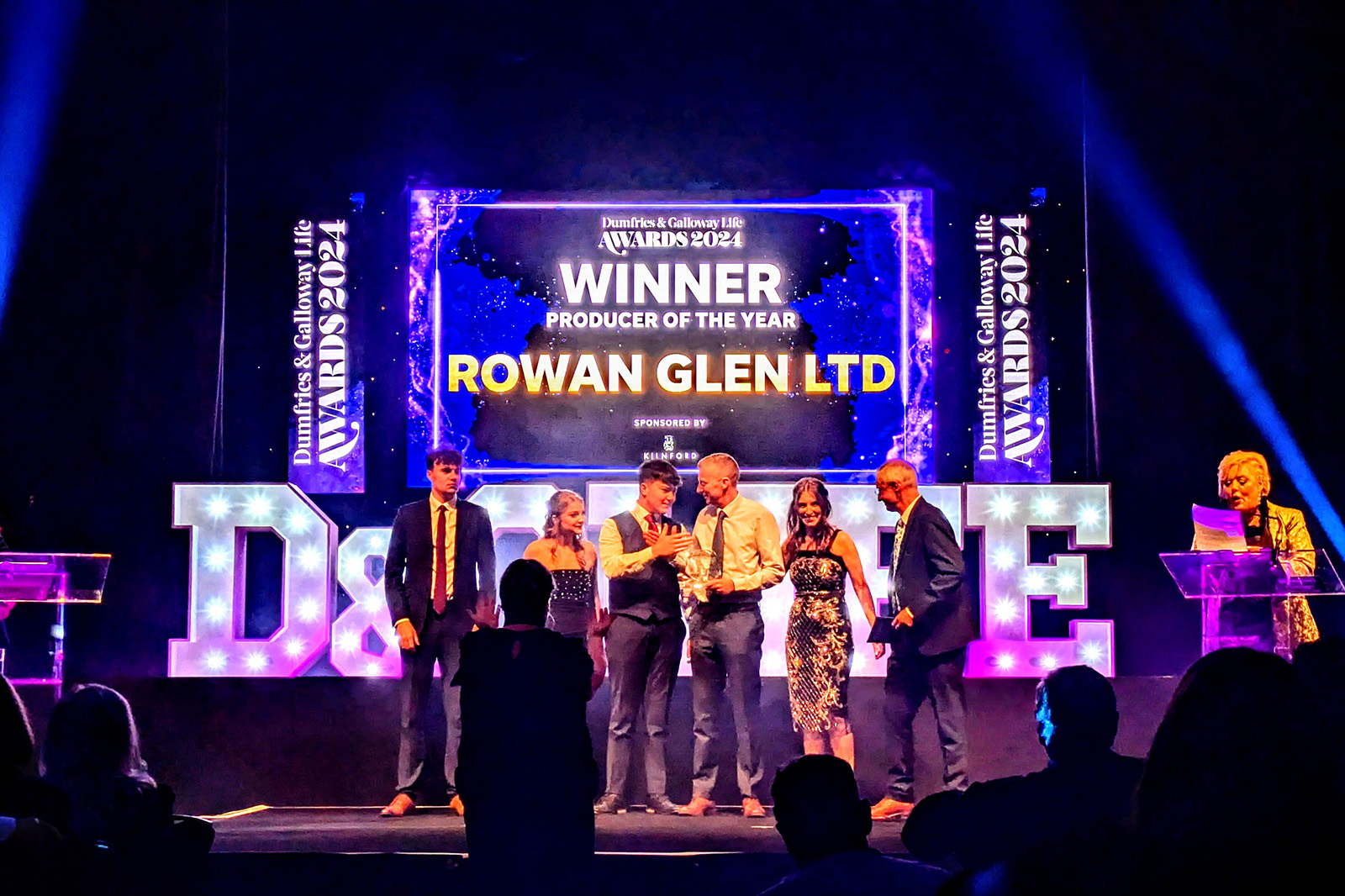 Rowan Glen Wins Producer of the Year | Dumfries & Galloway Life Awards 2024